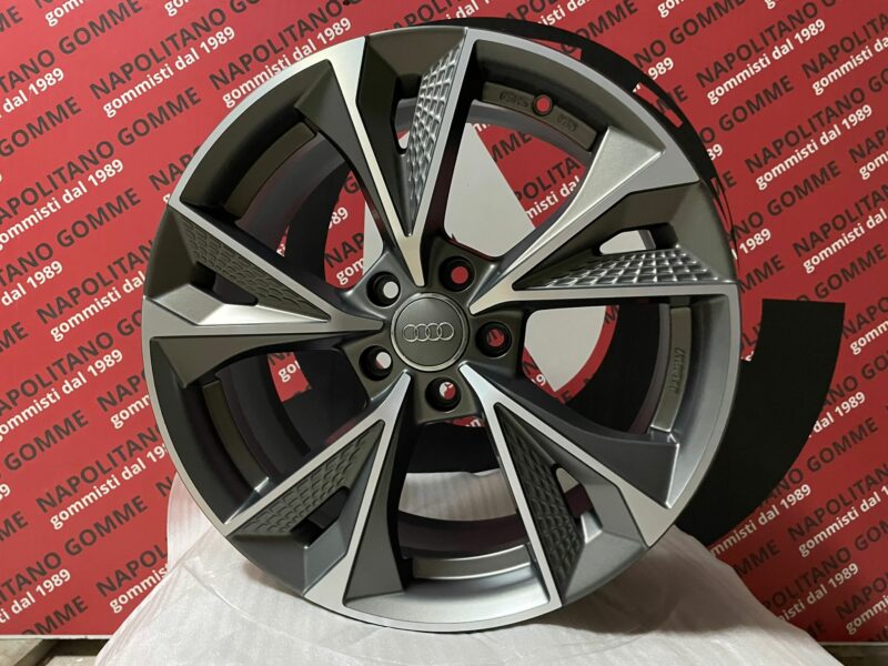 Cerchi Audi A6 c6 c7 c8 18 pollici rs7 grigio (1)