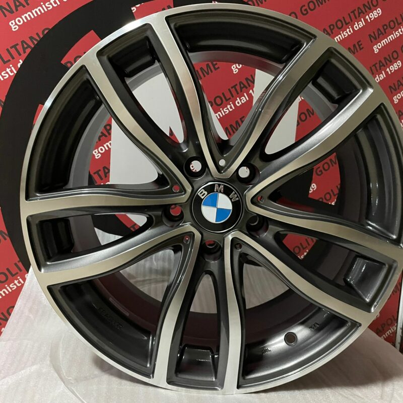 Cerchi Bmw serie 3 4 5 6 7 M3 x1 Z4 b7 18 pollici mak fahr (4)